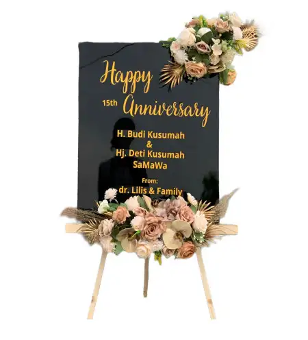 Papan Bunga Akrilik Linggamekar