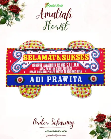 Papan Bunga Ucapan Selamat Linggamekar
